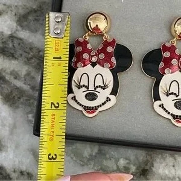 Disney x Baublebar Minnie Mouse Dangle Earrings - Picture 4 of 4